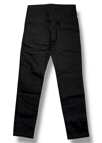 Diğer Tokalı Siyah Gothic Erkek Kot Pantolon