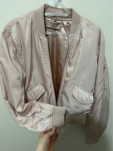 Pull and Bear PULL & BEAR PUDRA BOMBER CEKET