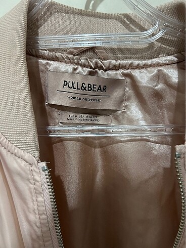 m Beden PULL & BEAR PUDRA BOMBER CEKET