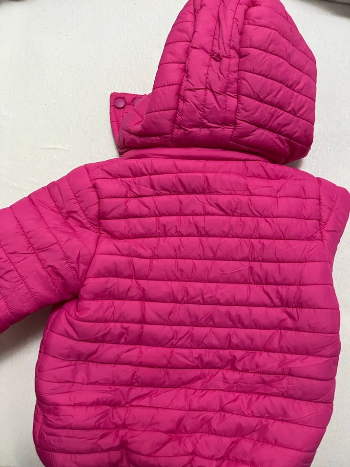 Parlak Pembe Kız Çocuk Mont - Görsel 3