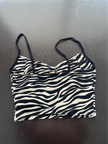 River Island Leoparlı crop