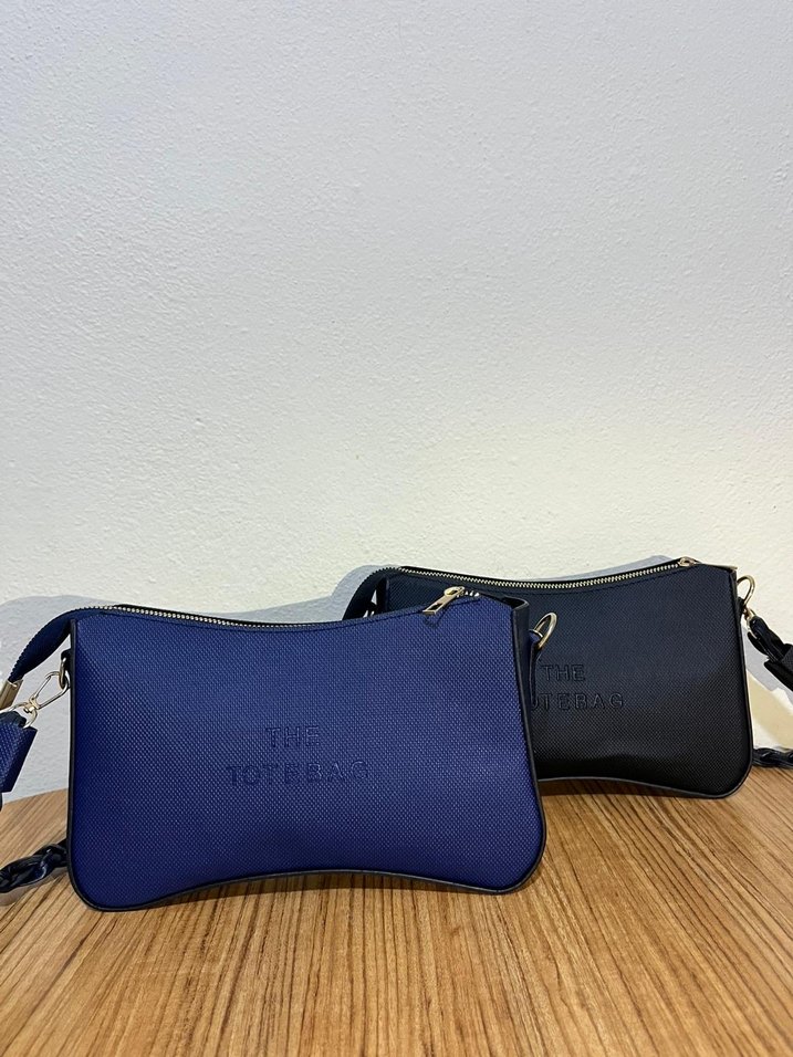 Siyah Deri Fermuarlı Kadın Çanta - Görsel 2