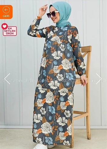 Tesettür elbise - Görsel 6