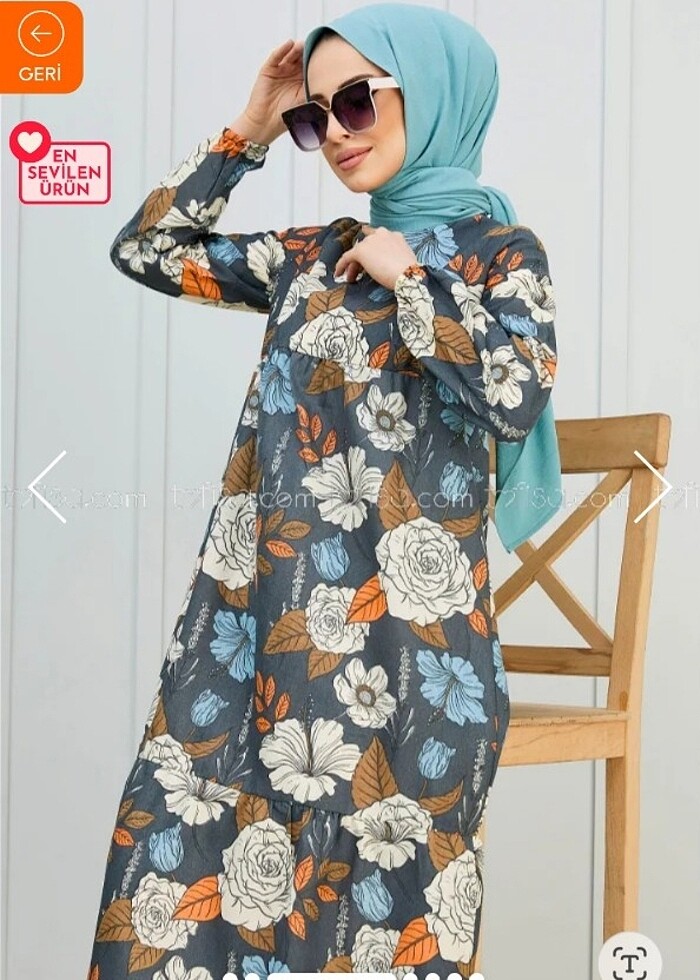 Tesettür elbise - Görsel 5