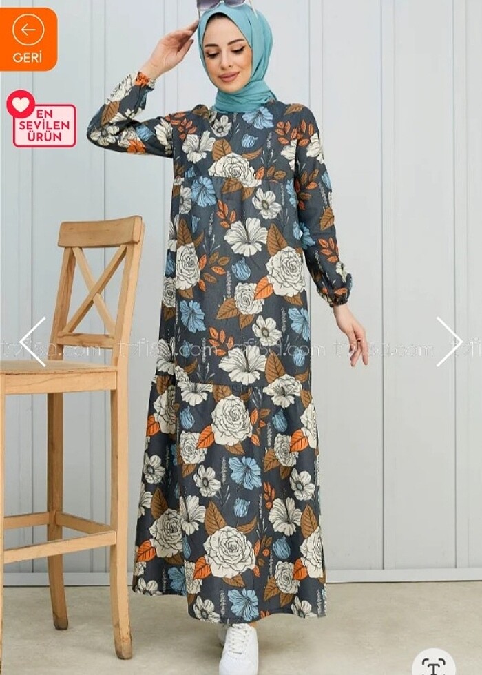 Tesettür elbise - Görsel 2