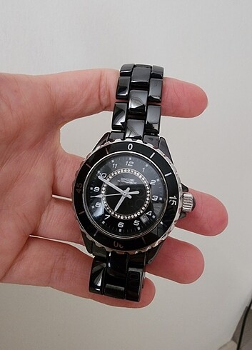 Sıfırdan farksız orijinal seramik bayan kol saati - Görsel 6