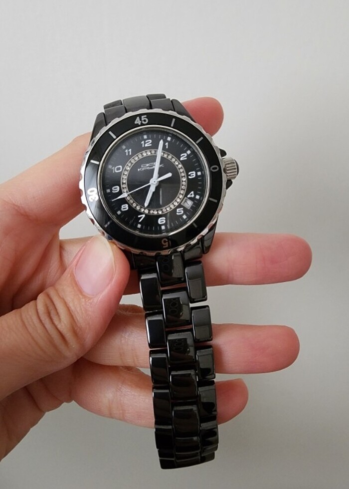 Sıfırdan farksız orijinal seramik bayan kol saati - Görsel 2