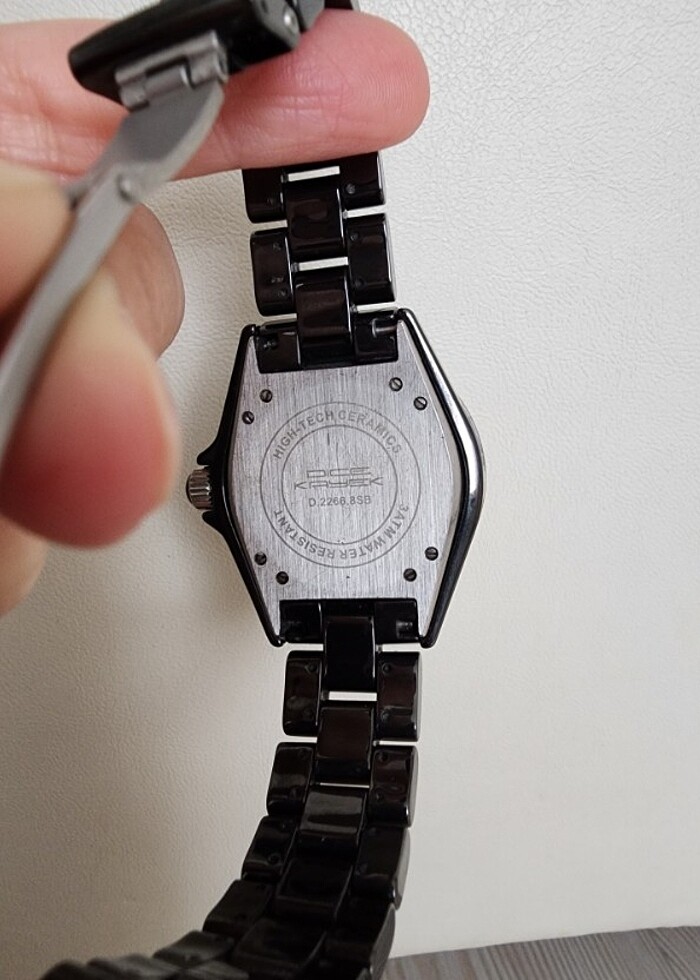 Sıfırdan farksız orijinal seramik bayan kol saati - Görsel 3