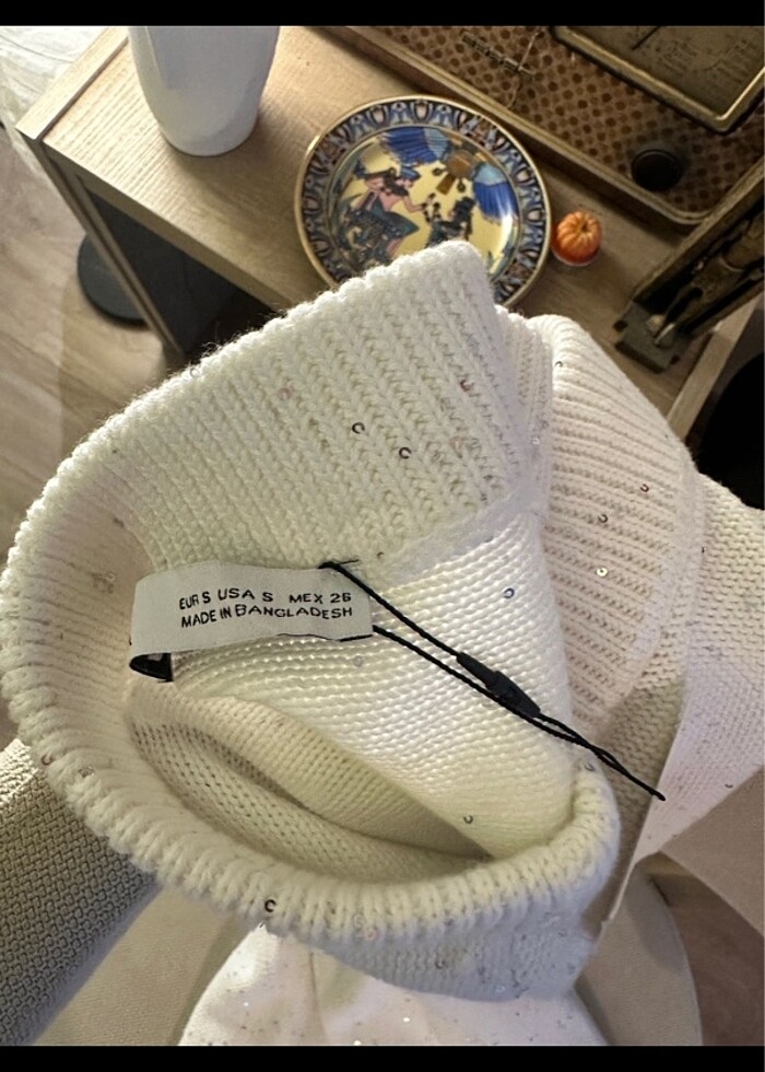 Zara pariltili etek - Görsel 5