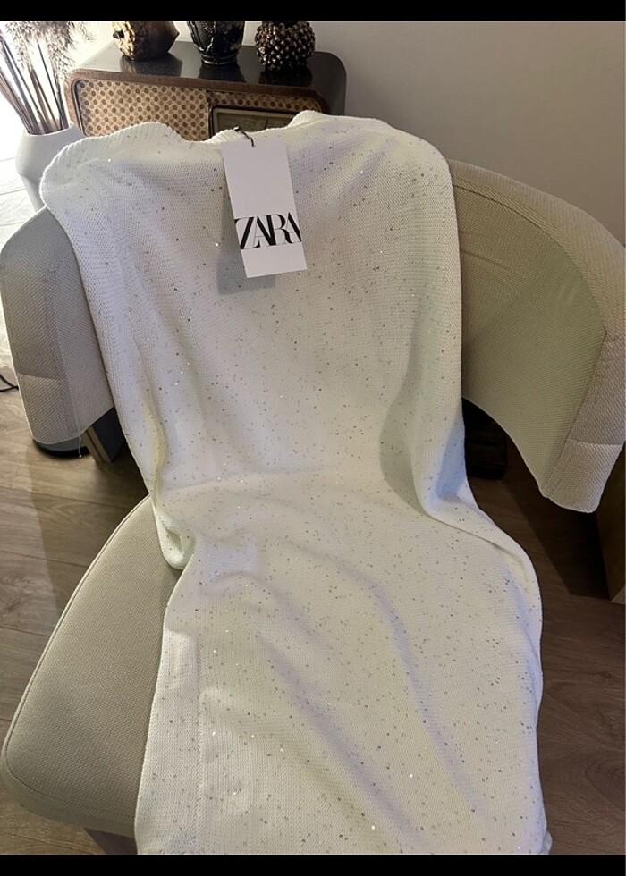 Zara pariltili etek - Görsel 4