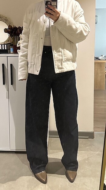 Massimo dutti bomber ceket s beden - Görsel 5