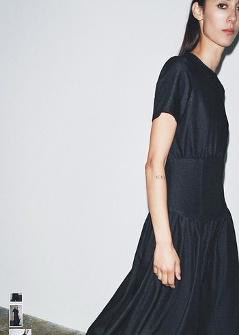 Zara denim elbise - Görsel 3