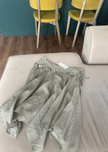 Zara Midi Salaş Etek - Görsel 4