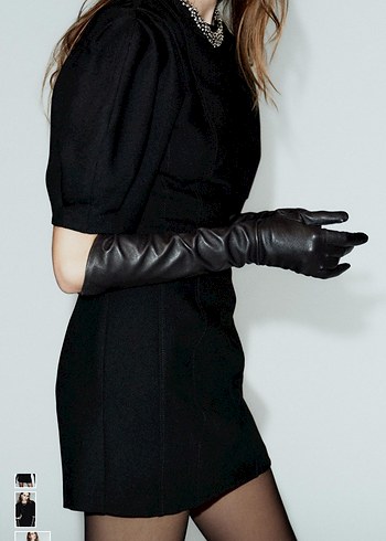 Zara kısa balon kollu elbise - Görsel 2