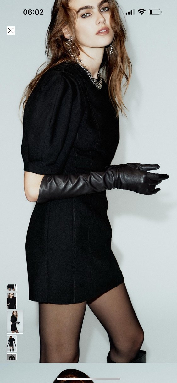 Zara kısa balon kollu elbise - Görsel 2