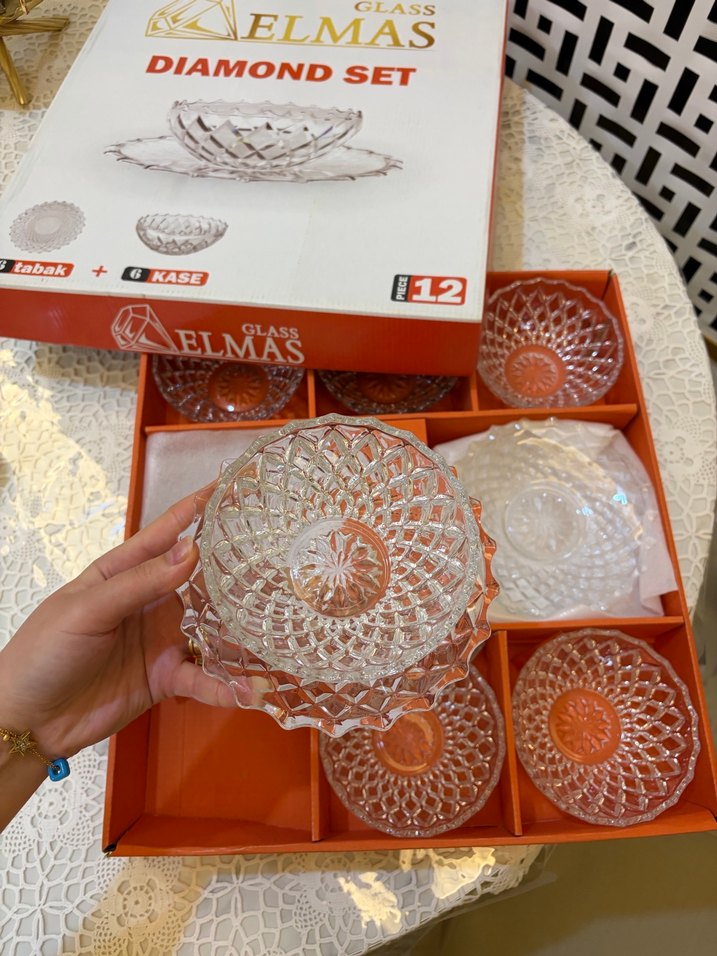 12 parça çerezlik kase - Görsel 2