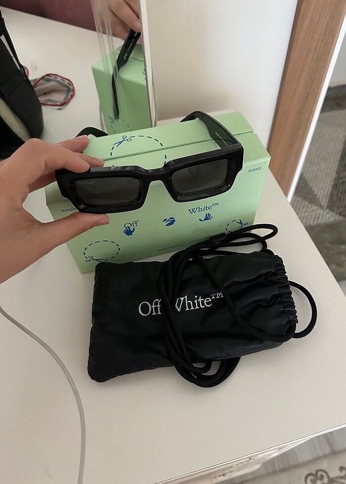 Off white gözlük - Görsel 2