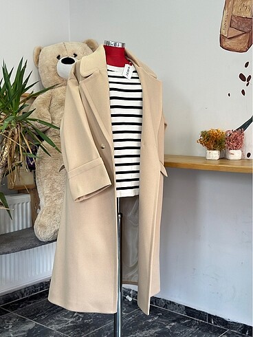 Diğer Oversize Kaşe Kaban