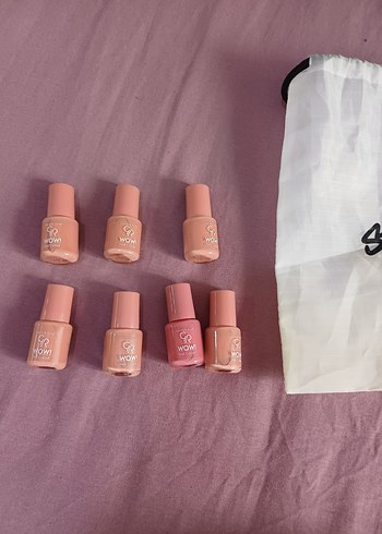 Pastel Pembe Oje Seti/ 7li