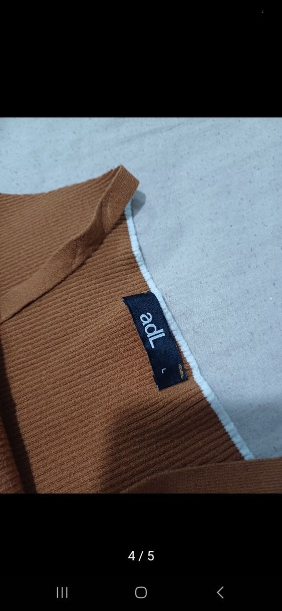 Adil Işık Taba Renk Fırfır Detaylı Bluz - Görsel 2