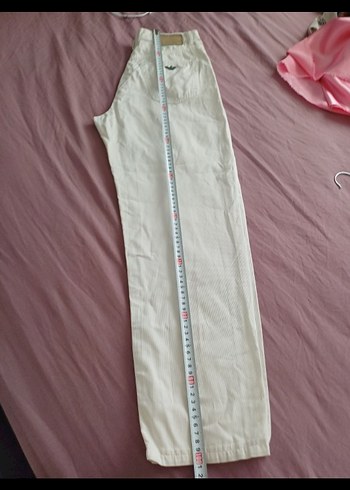 Emporio Armani Beyaz Slim Fit Denim Pantolon - Görsel 4