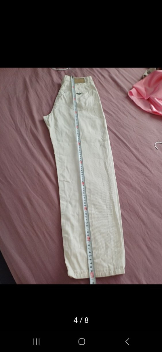 Emporio Armani Beyaz Slim Fit Denim Pantolon - Görsel 4