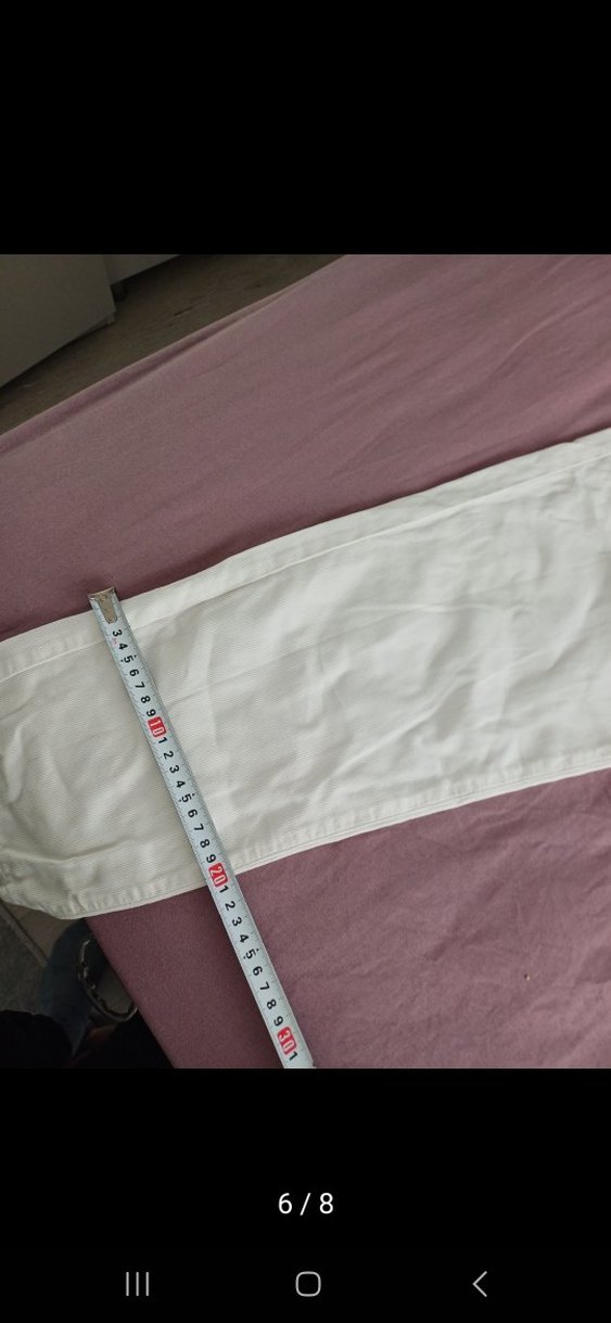 Emporio Armani Beyaz Slim Fit Denim Pantolon - Görsel 5