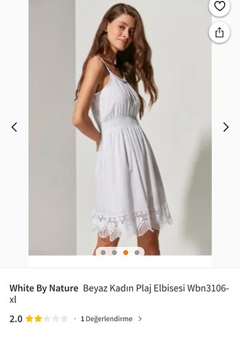 PAREO ELBİSE/STANDART BEDEN-ÇOK TEMİZ - Görsel 2