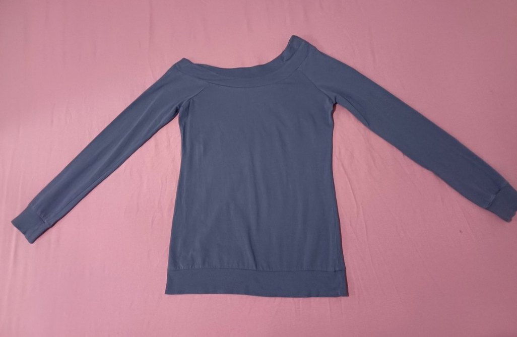 adL - Y2K Vintage Estetik Düşük Omuz Bluz - Görsel 2