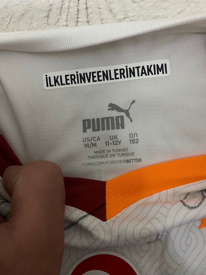 Erkek Beyaz Kısa Kollu Galatasaray Forması Tüm Takım İmzalı - Görsel 2