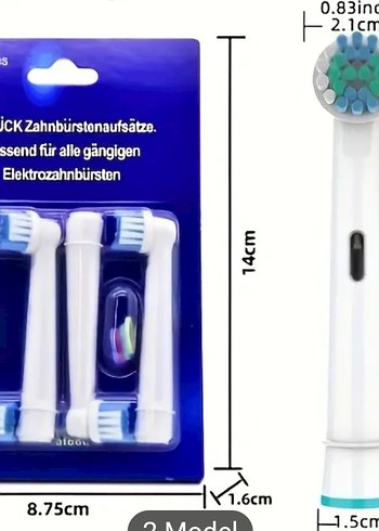 Diğer Elektrikli Diş Fırçası Yedek Başlıkları 2li