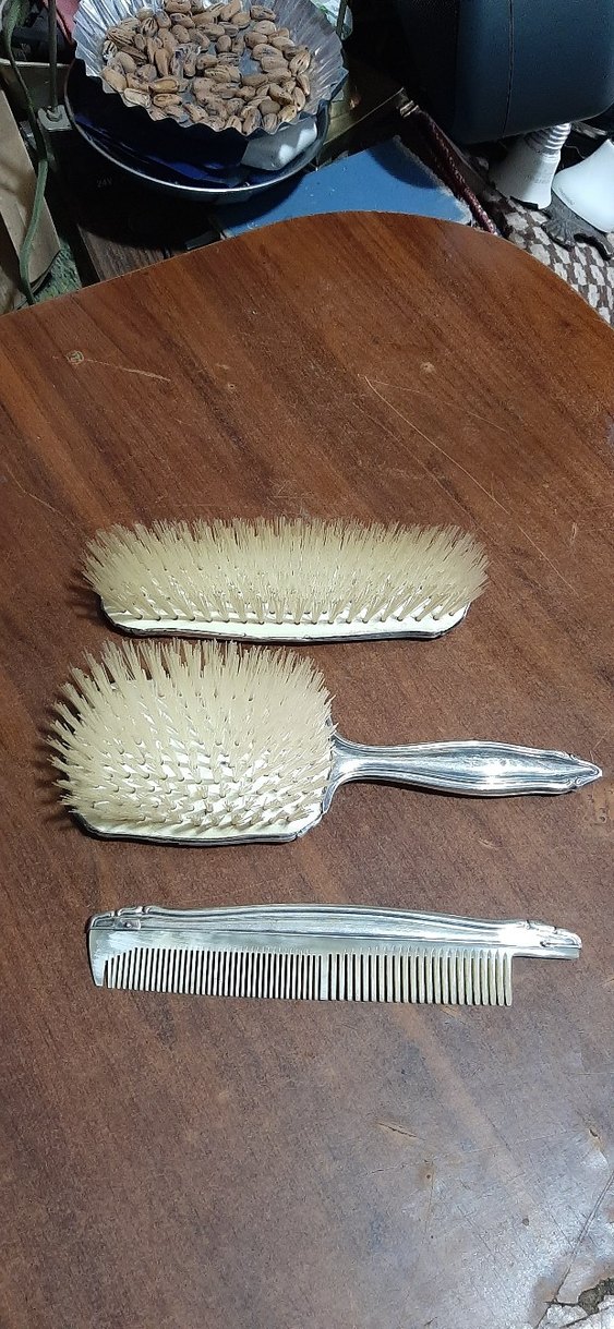 MERAKLISINA ESKİLERDEN NOSTALJİ VİNTAGE... 800 AYAR GÜMÜŞ 3 LÜ - Görsel 5