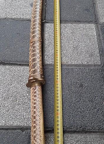 MERAKLISINA.. NOSTALJİ.. YILAN DERİSİ KAPLAMALI SAMURAY KATANA K