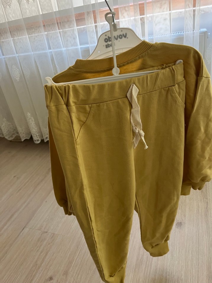 Sarı Erkek Çocuk Sweatshirt Loose Fit - Görsel 2