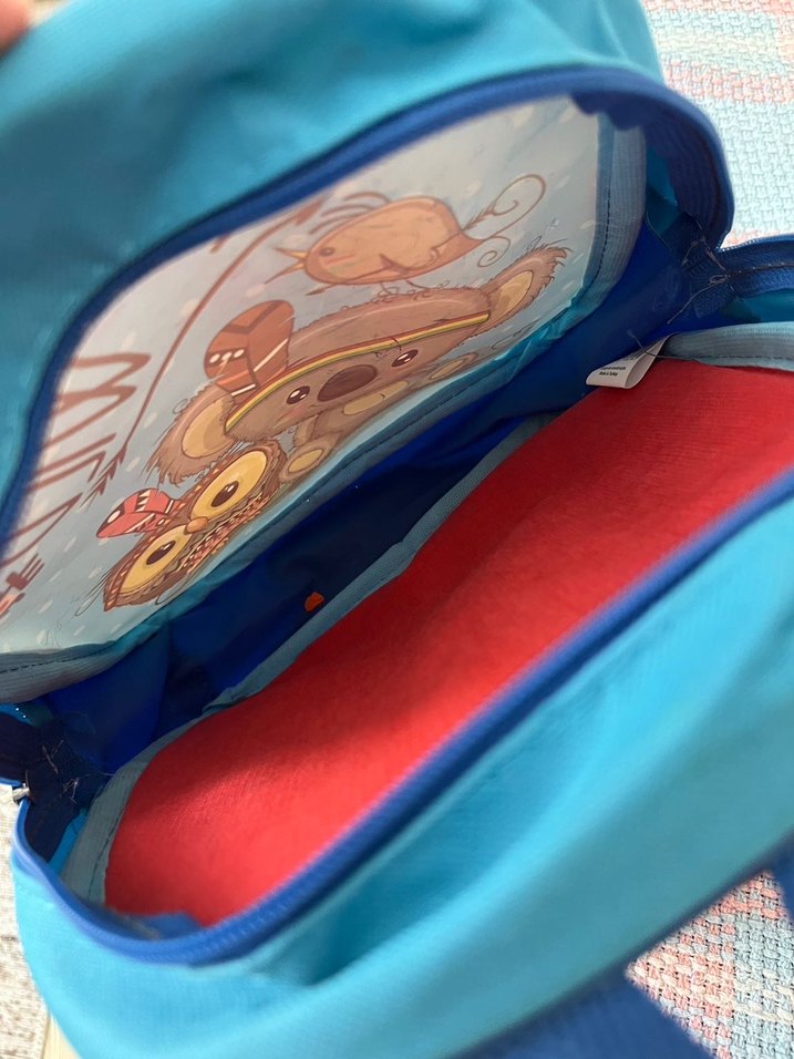 Renkli Mavi Çocuk Okul Çantası - Görsel 2