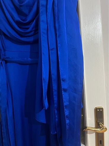 Saten elbise - Görsel 7