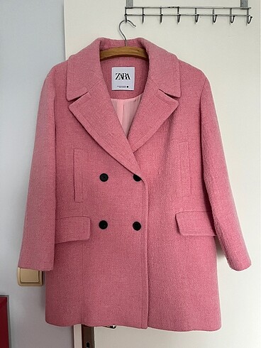 Zara Çift Düğmeli Oversize Kaban