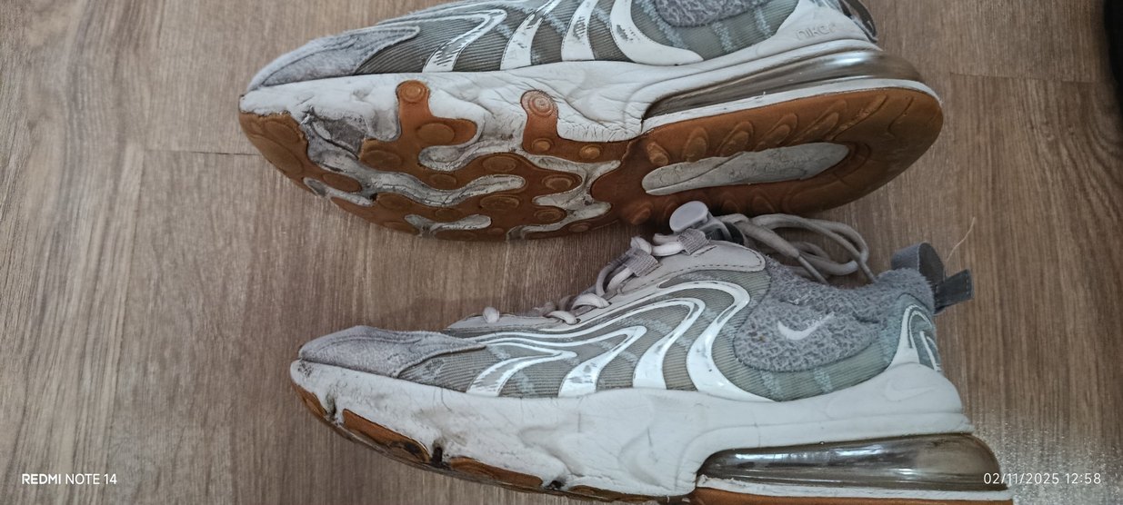 Gri Bağcıklı erkek Spor Ayakkabı 40 numara ithal - Görsel 2