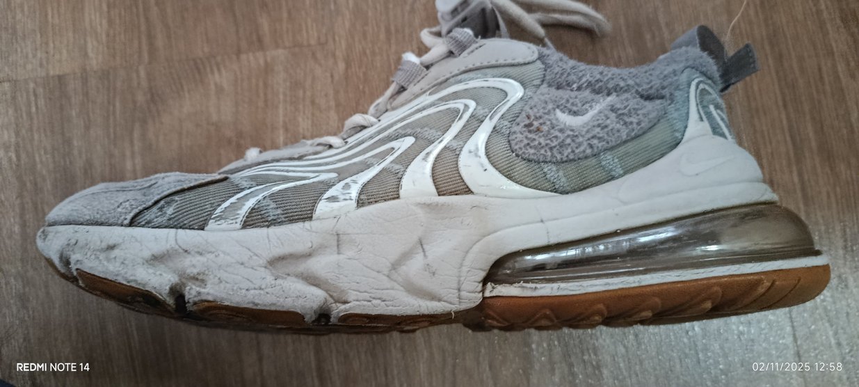 Gri Bağcıklı erkek Spor Ayakkabı 40 numara ithal - Görsel 3