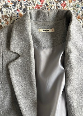 Kemerli Gri Uzun Kaban - Görsel 2