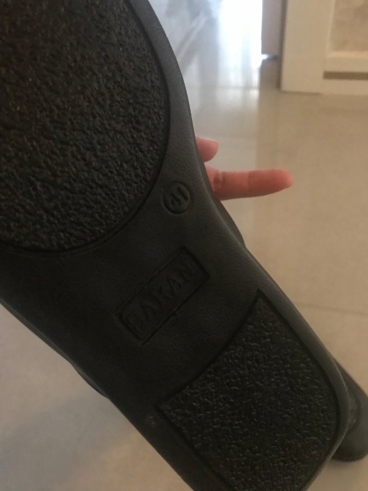 Erkek Siyah Yılan Desenli Ev Terliği - Görsel 3