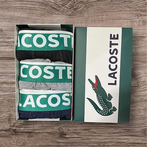 Lacoste Erkek Vip 3 lü Boxer
