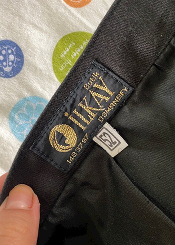 Drapeli koyu haki Midi etek - Görsel 3