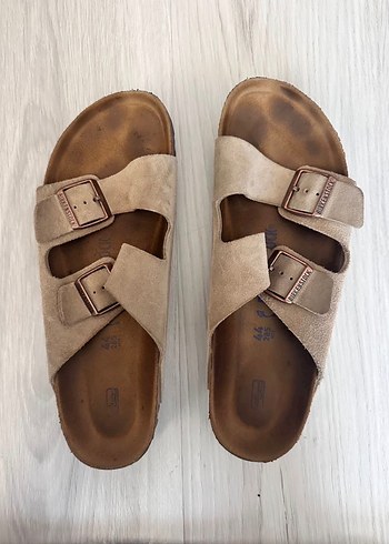 Kahverengi Süet Tokalı Kadın Terlik - Görsel 4