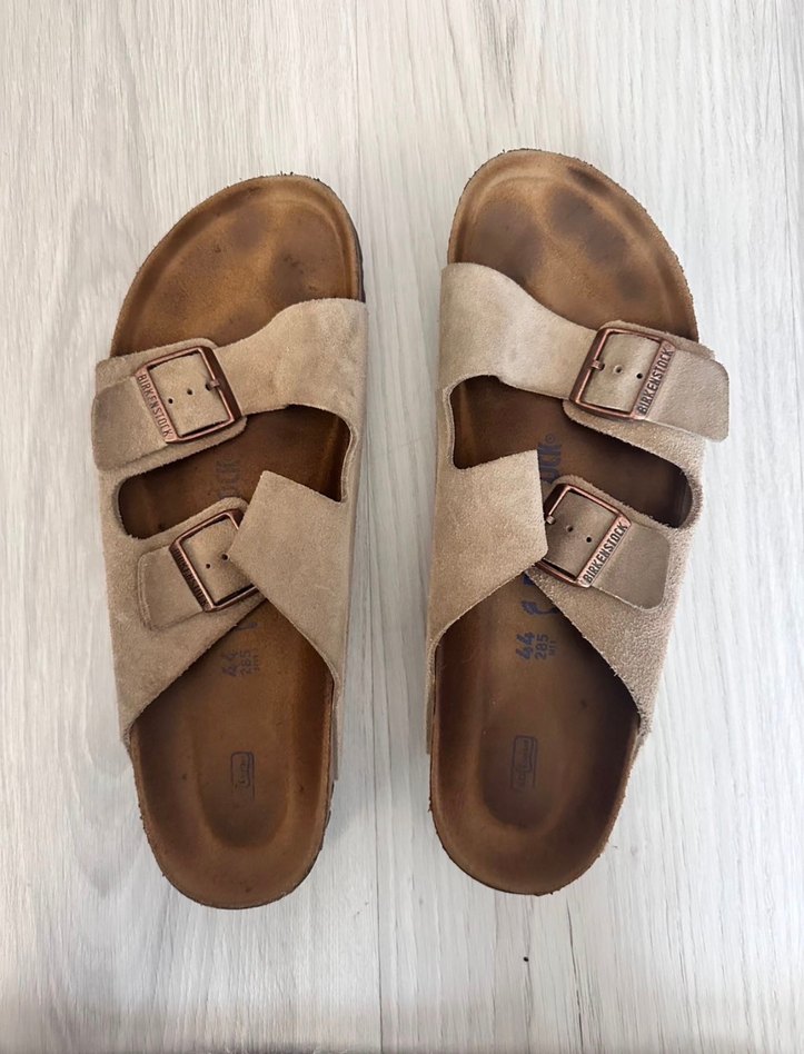 Kahverengi Süet Tokalı Kadın Terlik - Görsel 4