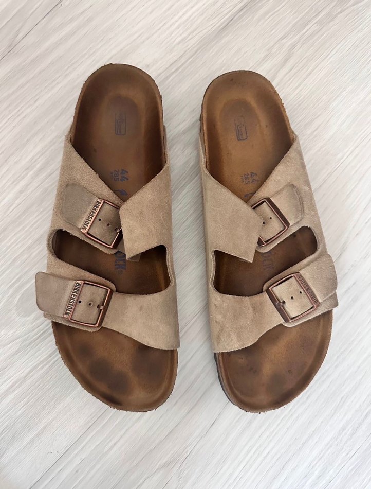 Kahverengi Süet Tokalı Kadın Terlik - Görsel 3