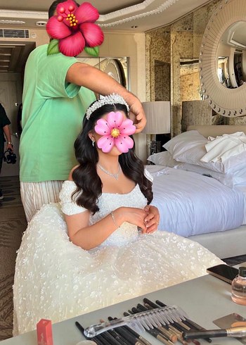 Straplez Midi Bohem Gelinlik - Görsel 2