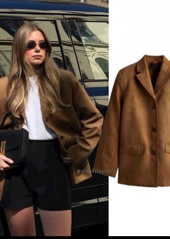 Zara Haki Suet Blazer Ceket Siklik Ve Rahatlik Bir Arada