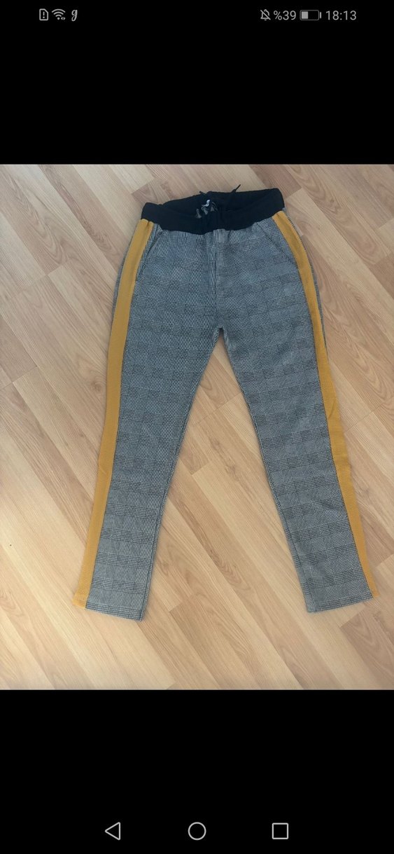 Gri Ekoseli Eşofman Takımı - Görsel 2