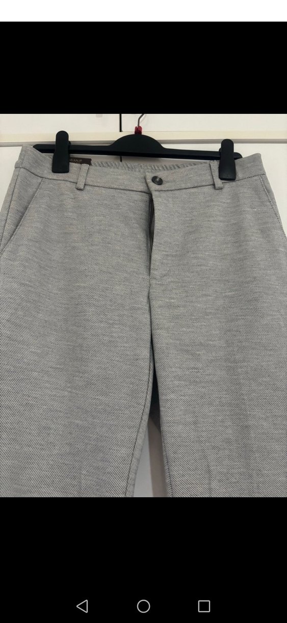 Gri Regular Fit Erkek Pantolon - Görsel 2